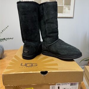 UGG Black Suede Boots